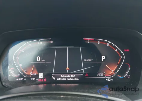 2020 BMW X7 xDrive40I z USA, uszkodzony, nr VIN 5UXCW2C00L9A00133